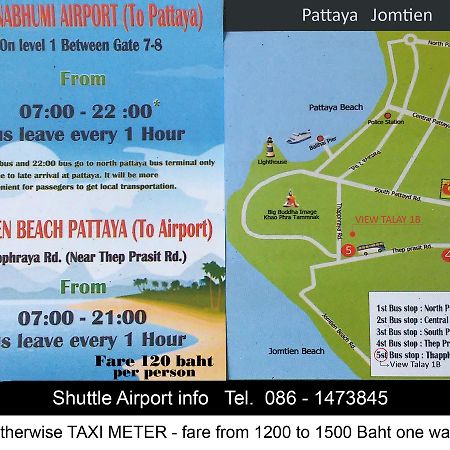 Jomtien Plaza Suite Apartments Luaran gambar