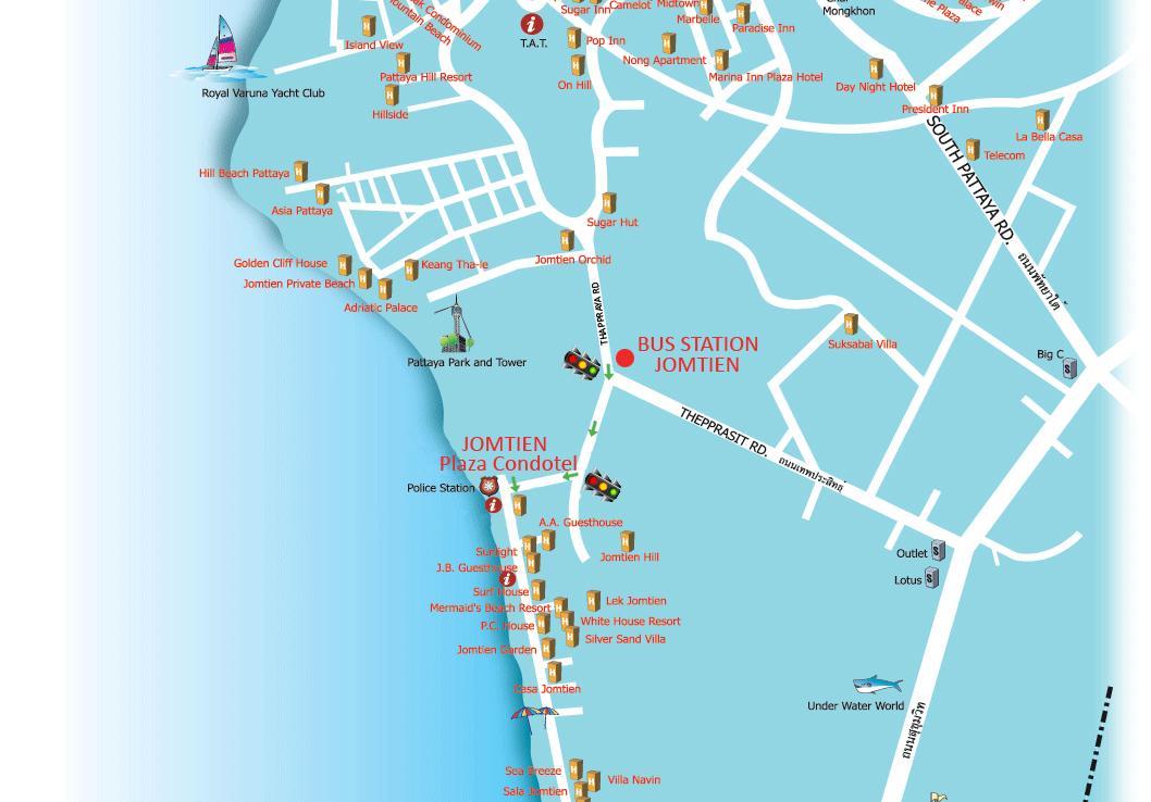 Jomtien Plaza Suite Apartments Luaran gambar