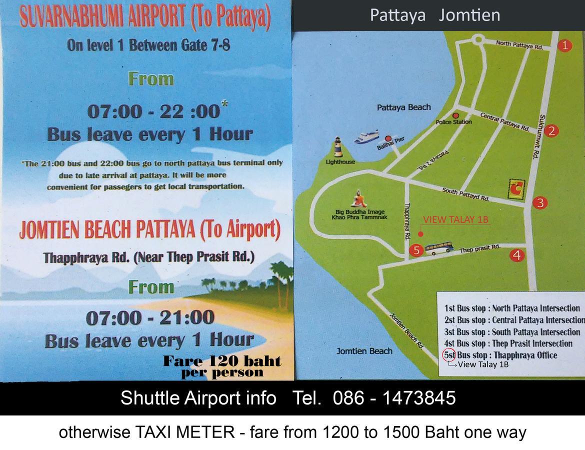 Jomtien Plaza Suite Apartments Luaran gambar